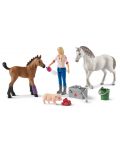 Σετ φιγούρες Schleich Farm World - Κτηνίατρος σε επίσκεψη - 1t