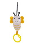 Βρεφικό παιχνίδι με δόνηση  BabyJem - Μέλισσα, γκρι, 15 х 8 cm - 1t