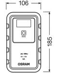 Φορτιστής Μπαταρίας Αυτοκινήτου  Osram - BATTERYcharge, OEBCS906, 6/12V, 3/6A - 9t