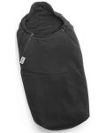 Χειμερινή τσάντα καροτσιού Teutonia - Fleece Inlay, μαύρο - 1t