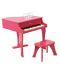 Παιδικό μουσικό όργανο Hape - Πιάνο, ροζ - 1t