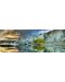 Πανοραμικό παζλ Heye 1000 κομμάτια - Η Γαλάζια λίμνη στη Νέα Ζηλανδία, Alexander von Humboldt - 2t