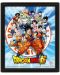 3D αφίσα με κορνίζα  Pyramid Animation: Dragon Ball Super - Goku and the Z Fighters - 1t