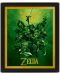 3D  αφίσα με κορνίζα  Pyramid Games: The Legend of Zelda - Link - 1t