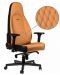 Καρέκλα gaming noblechairs - ICON, φυσικό δέρμα, cognac/black - 1t