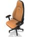 Καρέκλα gaming noblechairs - ICON, φυσικό δέρμα, cognac/black - 4t