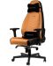 Καρέκλα gaming noblechairs - ICON, φυσικό δέρμα, cognac/black - 2t