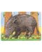 Ξύλινο παζλ Goki - Ζώα του δάσους, ποικιλία - 2t