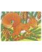 Ξύλινο παζλ Goki - Ζώα του δάσους, ποικιλία - 4t
