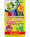Χρωματιστά μολύβια JOLLY Kinderfest Classic - 12 χρώματα, σε μεταλλικό κουτί - 1t
