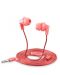 Ακουστικά με μικρόφωνο Cellularline - Smarty, κόκκινα - 1t