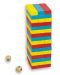 Ξύλινο παιχνίδι ισορροπίας  Andreu Toys- Πύργος χρώματος - 1t