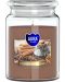 Αρωματικό κερί σε βάζο  Bispol Aura - Cinnamon-Cloves, 500 g - 1t
