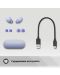Ασύρματα ακουστικά Sony - WF-C700N, TWS, ANC, μωβ - 11t