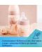 Μπουκάλι κατά των κολικών Canpol babies - Easy Start, Gold, 240 ml, ροζ - 6t