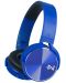 Ασύρματα ακουστικά με μικρόφωνο Trevi - DJ 12E50 BT, μπλε - 1t
