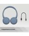 Ασύρματα ακουστικά με μικρόφωνο Sony - WH-CH520, μπλε - 11t