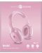 Ασύρματα ακουστικά με μικρόφωνο Cellularline - Music Sound Basic, ροζ - 3t