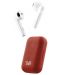 Ασύρματα ακουστικά με μικρόφωνο TNB - Shiny, TWS, κόκκινα/άσπρα - 1t