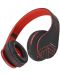 Ασύρματα ακουστικά PowerLocus - P2, μαύρα/κόκκινα - 2t