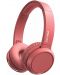 Ασύρματα ακουστικά με μικρόφωνο Philips - TAH4205RD, κόκκινα - 1t