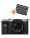 Mirrorless Φωτογραφική Μηχανή Sony - Alpha 7C, FE 28-60mm, Silver + μπαταρία Sony NP- FZ100 - 1t