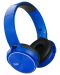 Ασύρματα ακουστικά με μικρόφωνο Trevi - DJ 12E50 BT, μπλε - 2t