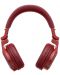 Ασύρματα ακουστικά με μικρόφωνο Pioneer DJ - HDJ-CUE1BT, κόκκινα - 4t
