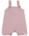Βρεφική φόρμα Lassig - Cozy Knit Wear, 50-56 cm, 0-2 μηνών, ροζ - 1t