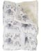 Βρεφική κουβέρτα Cangaroo - Shaggy, 75 x 105 cm, γκρι - 1t