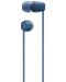 Ασύρματα ακουστικά με μικρόφωνο Sony - WI-C100, μπλε - 2t