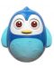 Κουδουνίστρα μωρού  Happy World - Roly Poly, Penguin 2, μπλε - 1t