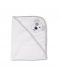 Βρεφική πετσέτα με κουκούλα  Cangaroo - 90 х 70 cm, γκρί - 1t