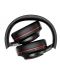 Ασύρματα ακουστικά PowerLocus - MoonFly, μαύρα/κόκκινα - 3t