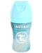 Μπιμπερό Twistshake - Μαρμάρινο μπλε, ανοξείδωτο, 260 ml - 2t
