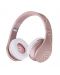 Ασύρματα ακουστικά PowerLocus - P1 Line Collection, ροζ/χρυσό - 1t