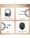 Ασύρματα ακουστικά με μικρόφωνο PowerLocus - EDGE, Asphalt Grey - 10t