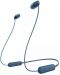 Ασύρματα ακουστικά με μικρόφωνο Sony - WI-C100, μπλε - 1t