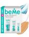 beMe Σετ - Gel καθαρισμού, ενυδατική κρέμα και κονσίλερ, 150 + 50 + 15 ml - 2t