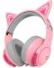 Ασύρματα ακουστικά με μικρόφωνο Edifier - G5BT CAT, ροζ - 1t