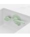 Βούρτσα πιάτων με κρεμάστρα κενού rabantia - SinkSide Jade Green,πράσινη - 4t