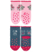 Κάλτσες ερπυσμού Sterntaler - Ποντίκι και γάτα, μέγεθος 21/22, 18-24 μηνών, 2 ζευγάρια - 2t