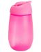 Κύπελλο με καλαμάκι  Munchkin -Ροζ, 296 ml - 1t