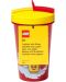 Κύπελλο  με καλαμάκι  Lego Iconic - Girl, 500 ml,κόκκινο - 2t