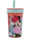 Κύπελλο με καλαμάκι Stor Minnie Mouse - Being More Minnie, 465 ml - 2t