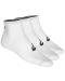 Κάλτσες Asics - Quarter 3 ζευγάρια, λευκές  - 1t
