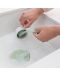 Βούρτσα πιάτων με κρεμάστρα κενού rabantia - SinkSide Jade Green,πράσινη - 3t