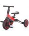 Τρίκυκλο/Ποδήλατο ισορροπίας Chipolino 2 σε 1 Smarty - Μαύρο και κόκκινο - 1t