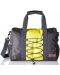 Τσάντα καροτσιού   Phil&Teds - Mountain Buggy, V1,με κρίκους, γκρι με κίτρινο - 3t