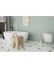 Βούρτσα τουαλέτας Inter Ceramic - Amelia, 12 x 10,2 x 37 cm, μπεζ - 2t